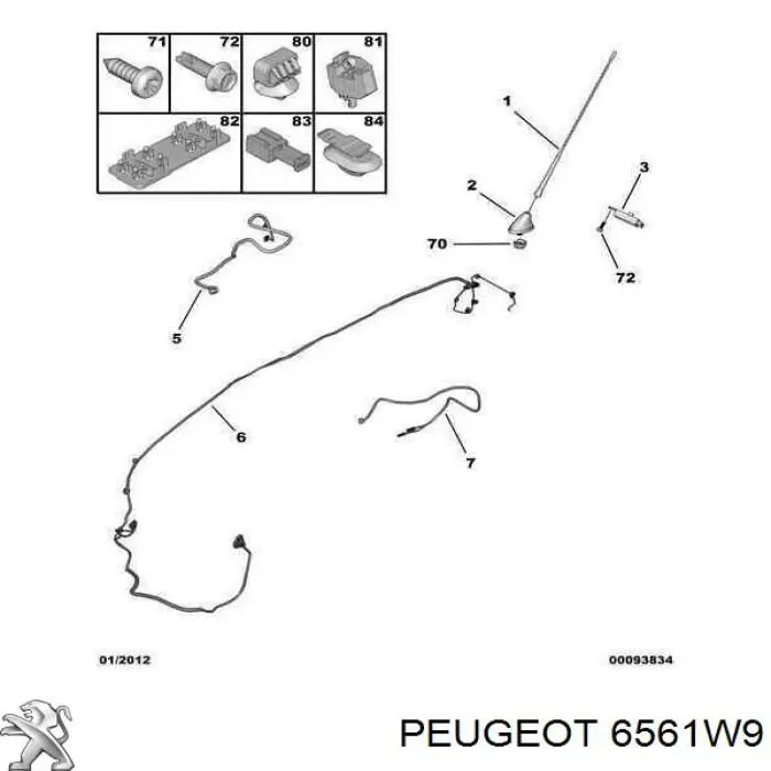 Comprar 6561W9 Peugeot/Citroen 