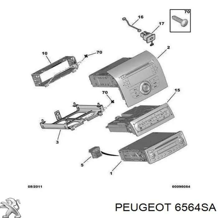 6564SA Peugeot/Citroen