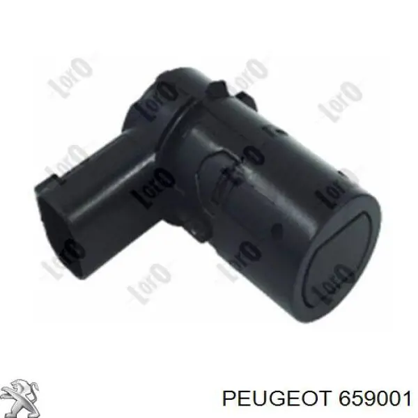 659001 Peugeot/Citroen sensor de aparcamiento trasero