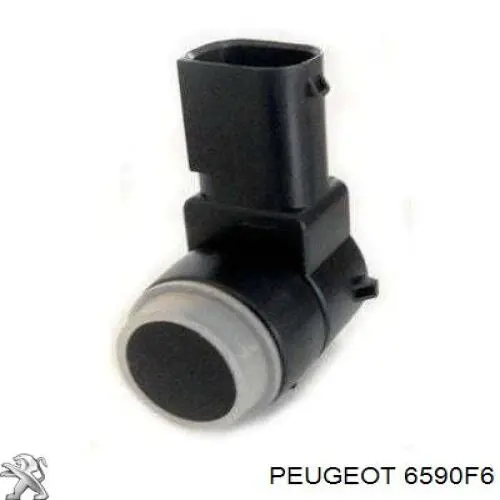 6590F6 Peugeot/Citroen sensor alarma de estacionamiento trasero