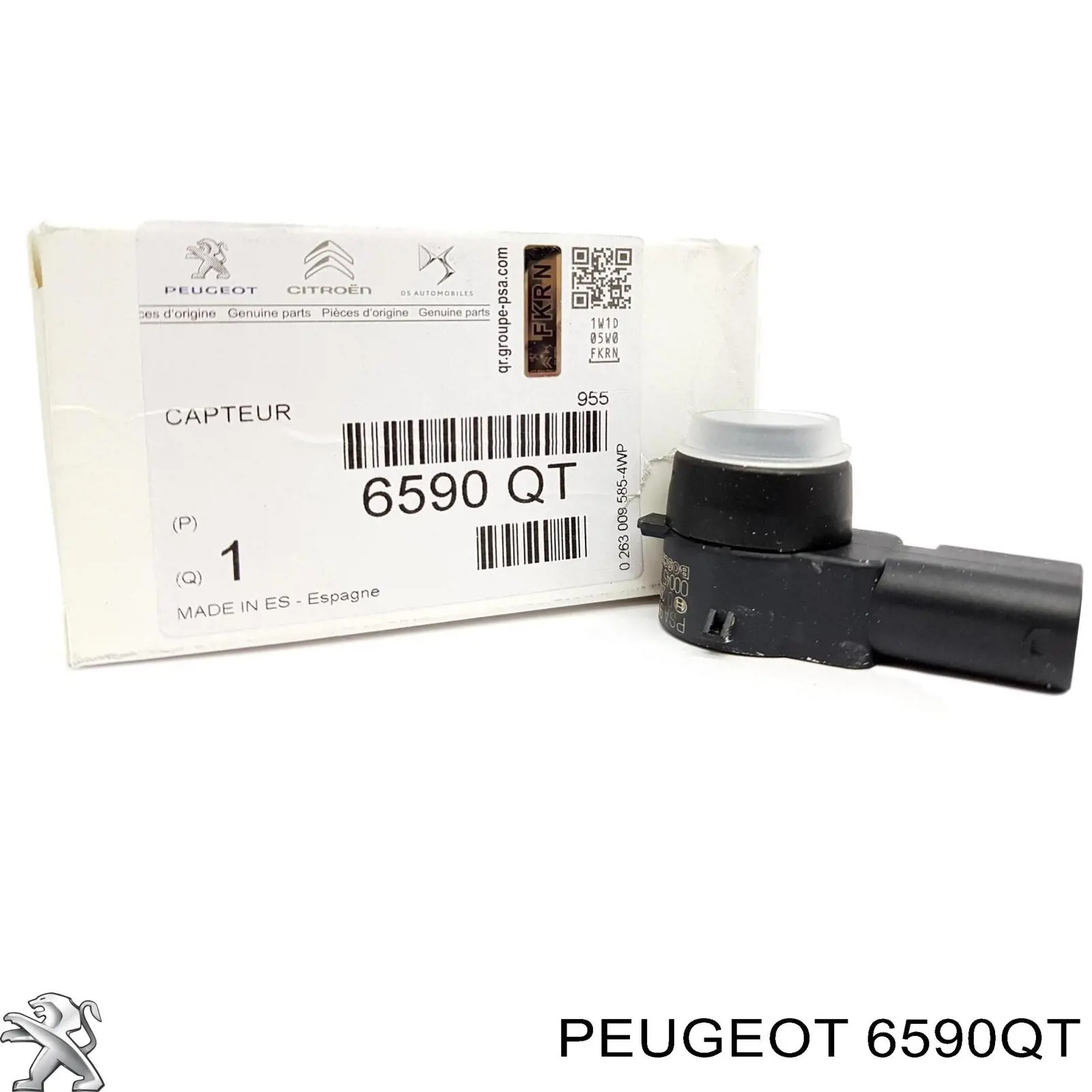 Sensor lateral delantero/trasero de aparcamiento Peugeot/Citroen 6590QT precio, desde 127,31 EUR