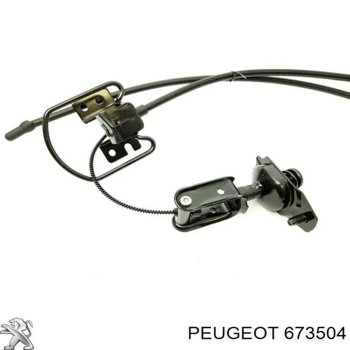 Cabrestante de rueda de repuesto Peugeot/Citroen 673504