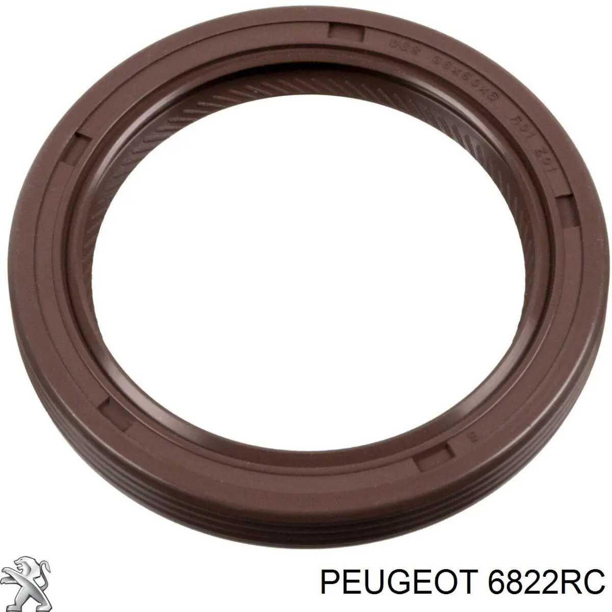 6822RC Peugeot/Citroen anillo retén, cigüeñal frontal