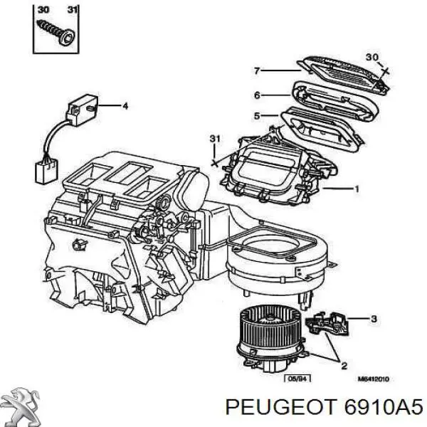 6910A5 Peugeot/Citroen 
