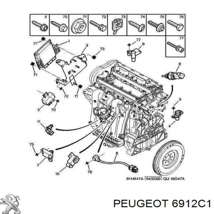 Comprar 6912C1 Peugeot/Citroen 