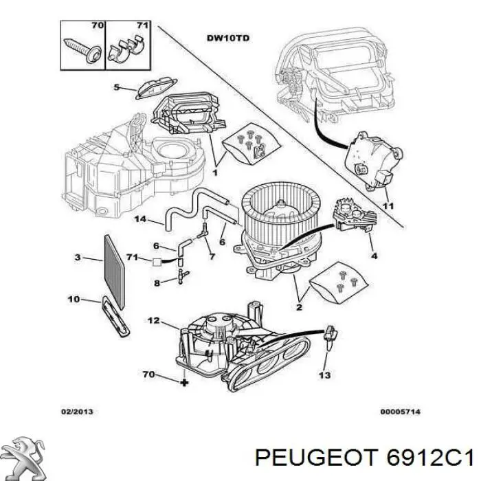 00006912C1 Peugeot/Citroen