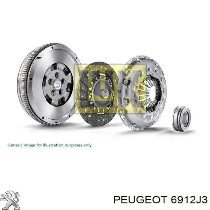 Perno de fijación de la carcasa del embrague Peugeot/Citroen 6912J3 precio, desde 4,95 EUR