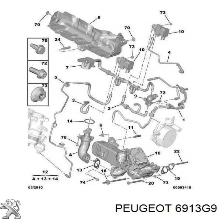 6913G9 Peugeot/Citroen 