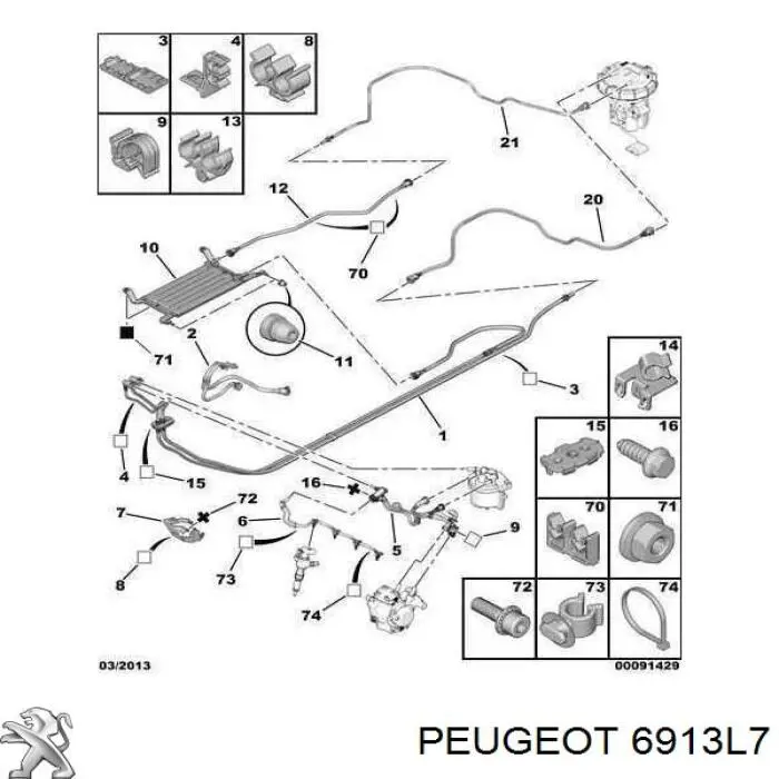 6913L7 Peugeot/Citroen