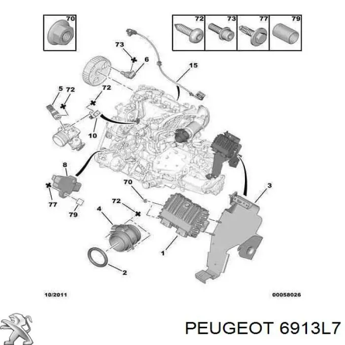 Comprar 6913L7 Peugeot/Citroen 
