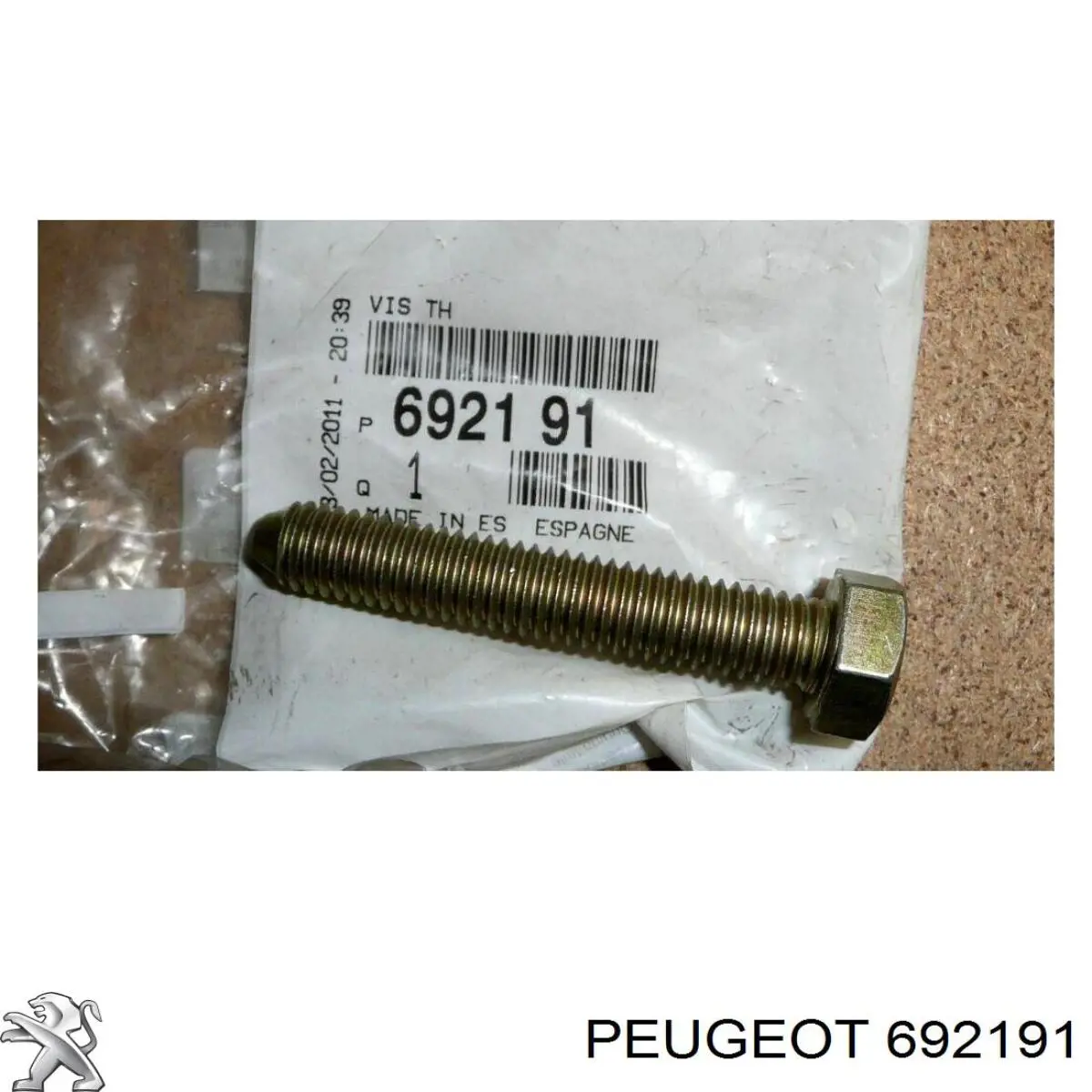 Comprar 692191 Peugeot/Citroen Tornillo