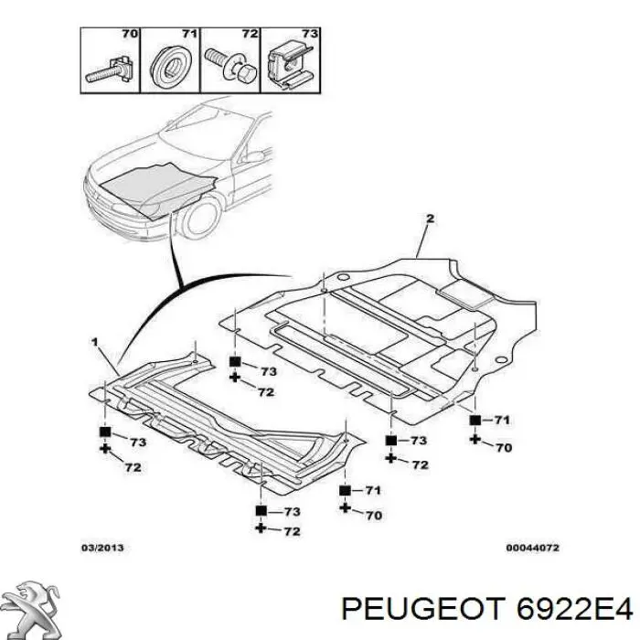  Peugeot/Citroen 6922E4 precio, desde  