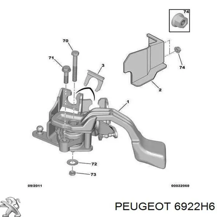  6922H6 Peugeot/Citroen
