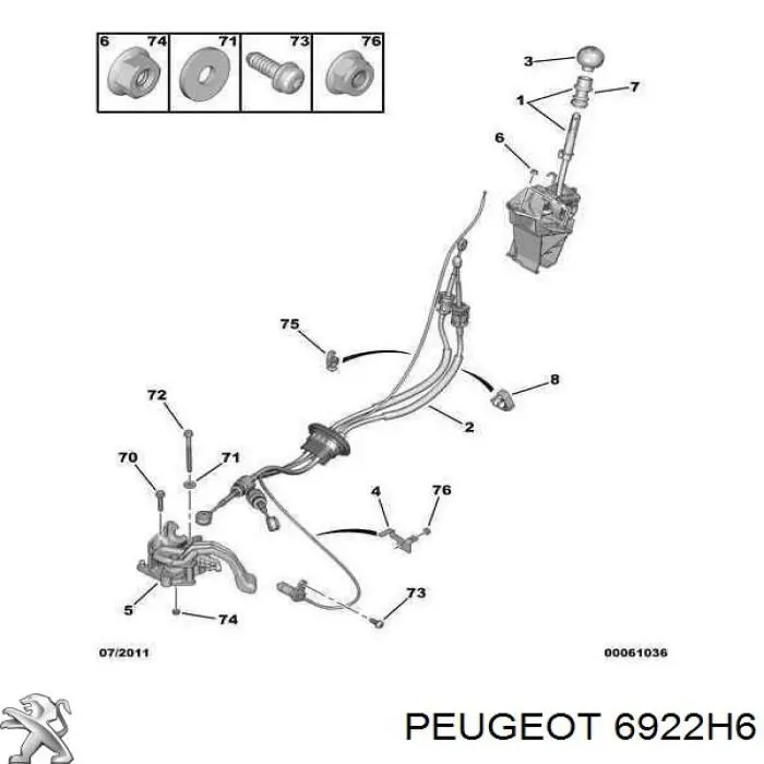 Comprar 6922H6 Peugeot/Citroen 