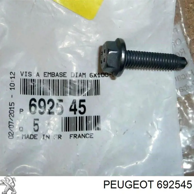 692545 Peugeot/Citroen perno de escape (silenciador)