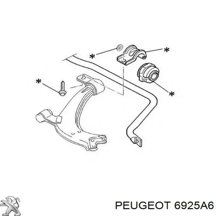  Peugeot/Citroen 6925A6 precio, desde  