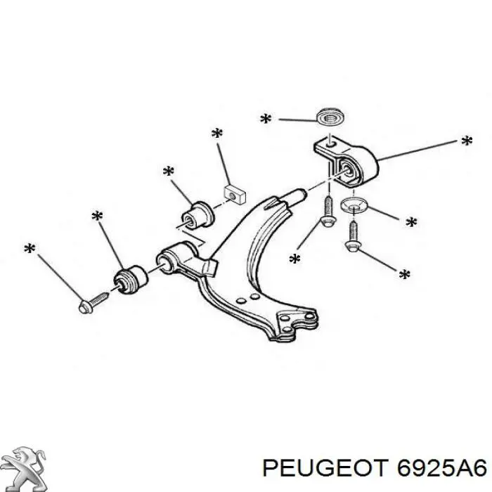 6925A6 Peugeot/Citroen