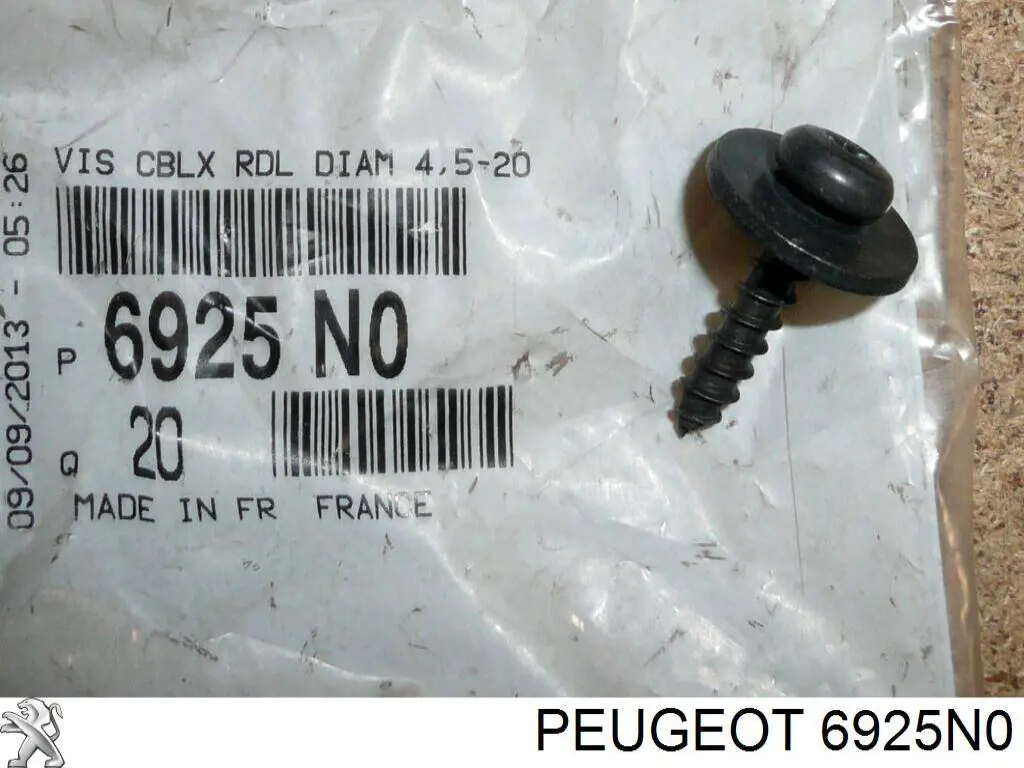 Tornillo (tuerca) de sujeción Peugeot/Citroen 6925N0 precio, desde 0,59 EUR