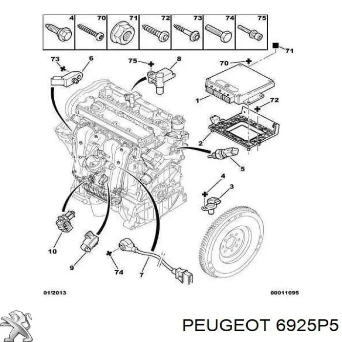  Peugeot/Citroen 6925P5 precio, desde  