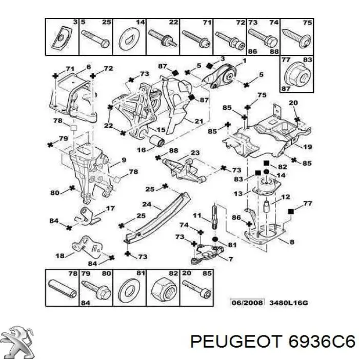 6936C6 Peugeot/Citroen