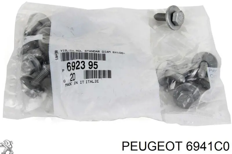 00006941C0 Peugeot/Citroen tuerca enjaulada para tornillo autorroscante