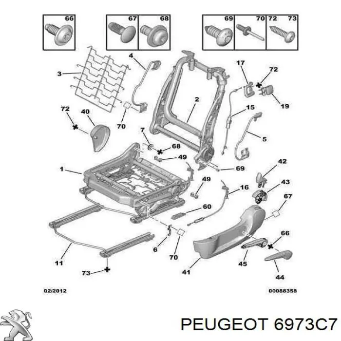 6973C7 Peugeot/Citroen