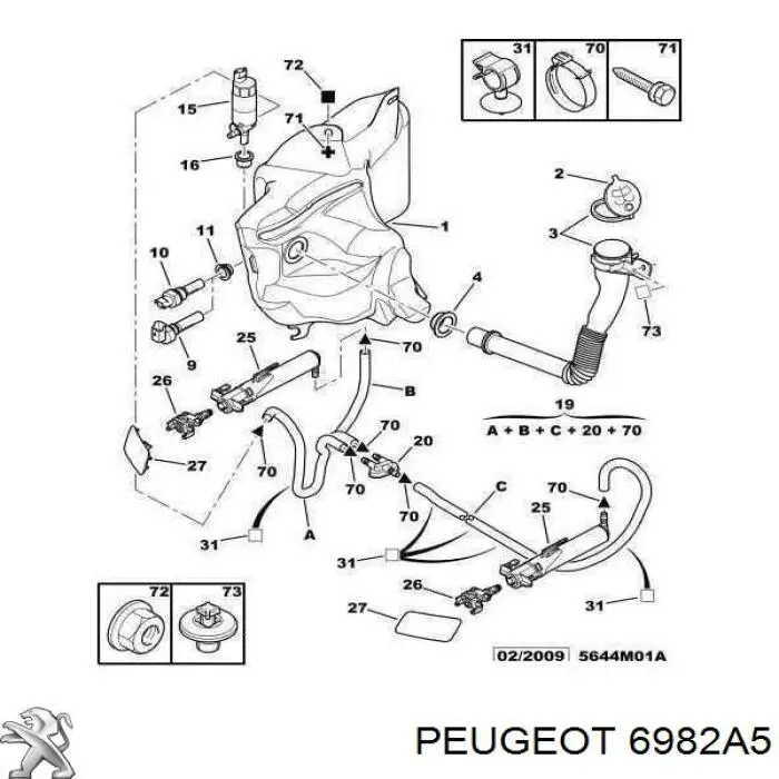 6982A5 Peugeot/Citroen