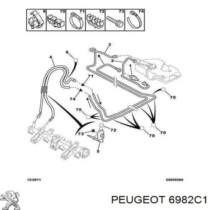 Comprar 6982C1 Peugeot/Citroen 