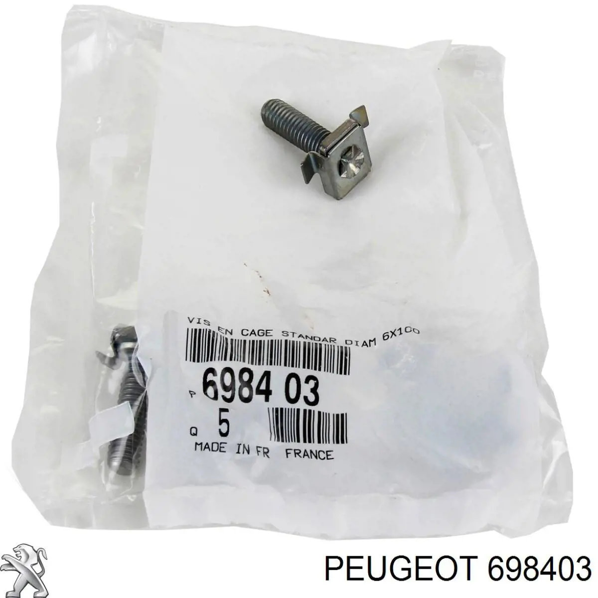 Tornillo Peugeot/Citroen 698403 precio, desde 2,23 EUR