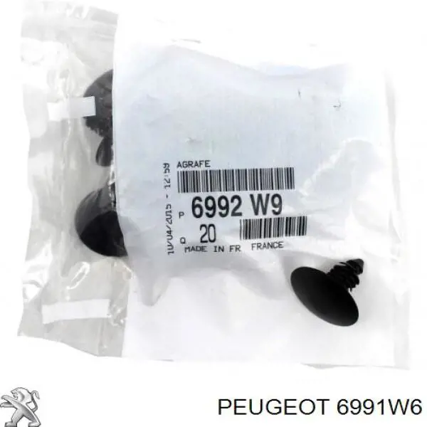 Clip de protección inferior para Peugeot 407 (6E)