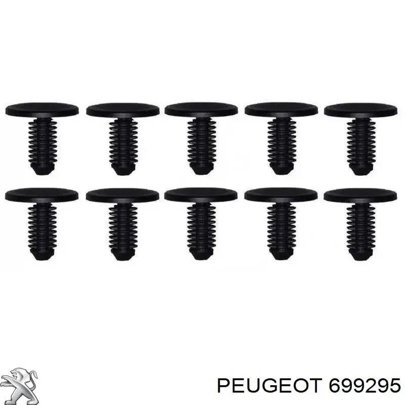 Clip de tapicería de tapa de maletero para Peugeot Partner 