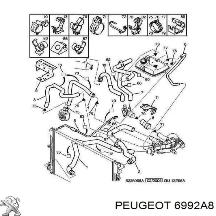 6992A8 Peugeot/Citroen 