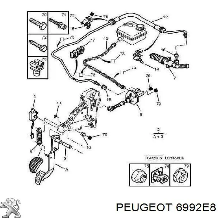 6992E8 Peugeot/Citroen