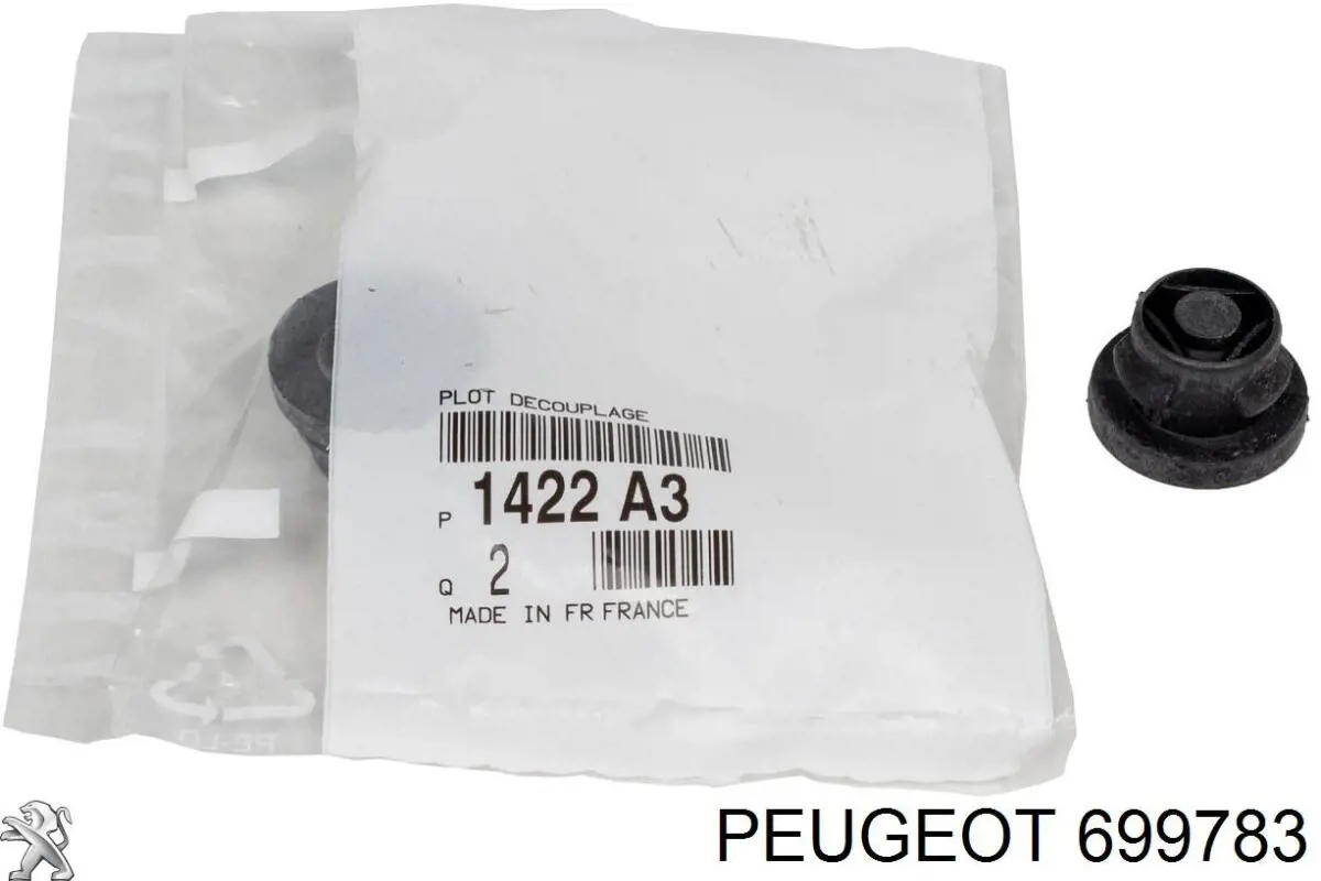 Comprar 699783 Peugeot/Citroen Clip del aislante del capó