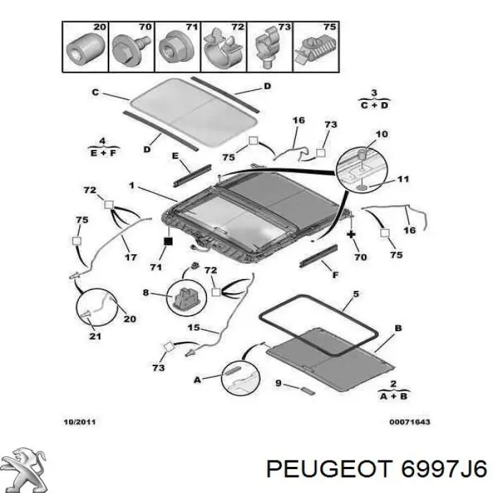 Comprar 6997J6 Peugeot/Citroen 