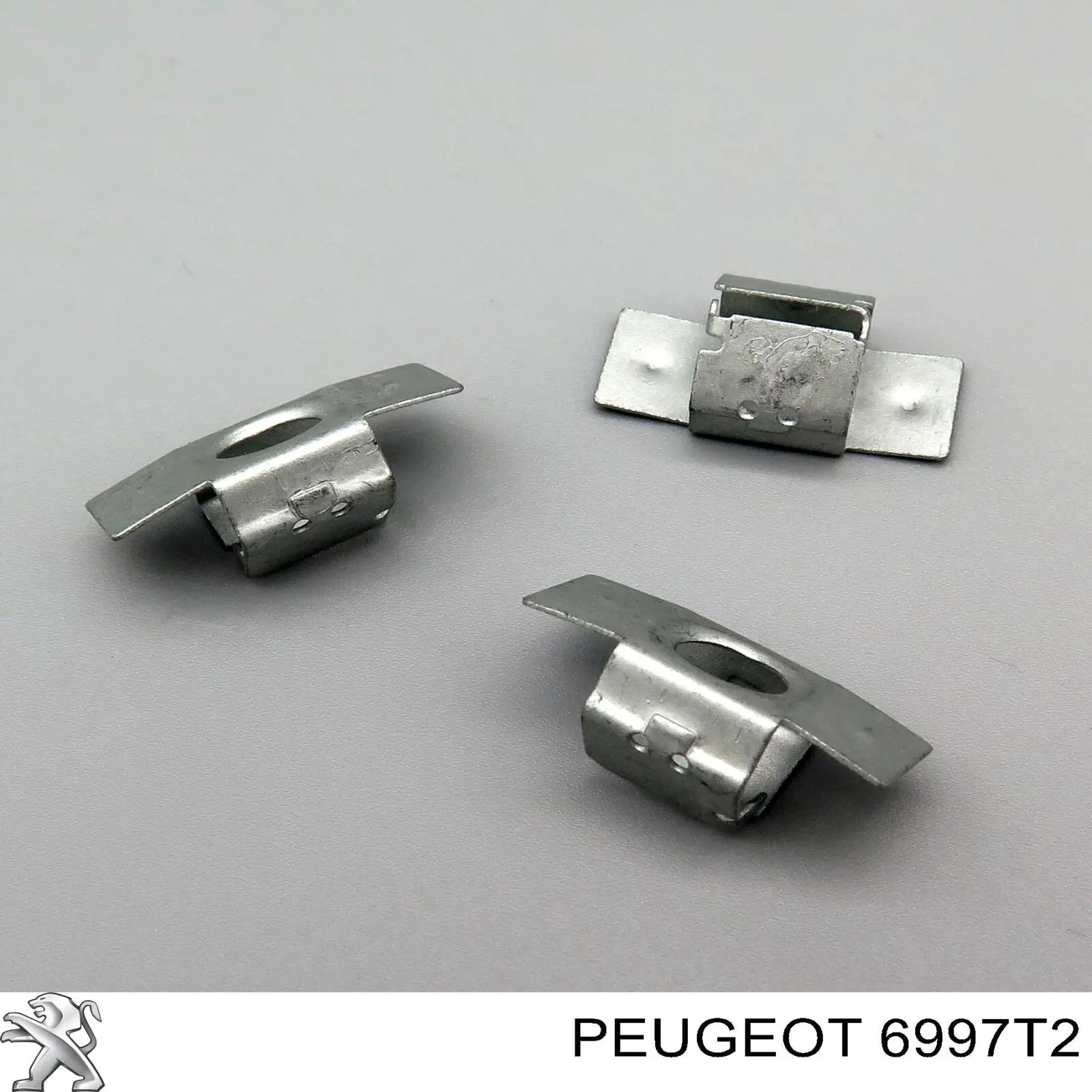 Clip del aislante del capó Peugeot/Citroen 6997T2