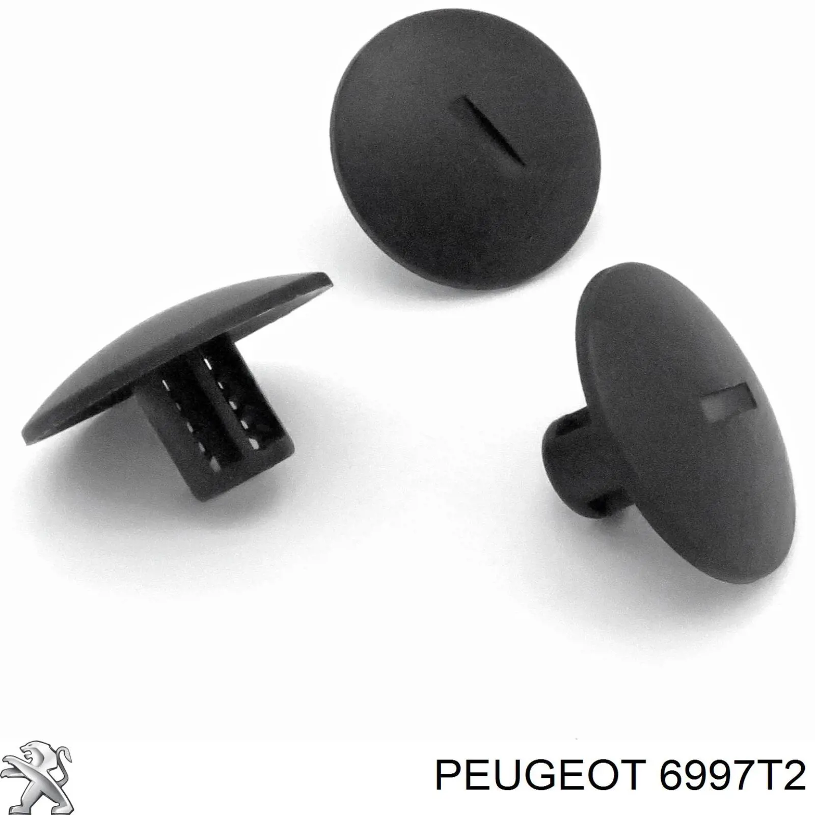 Clip del aislante del capó 6997T2 Peugeot/Citroen
