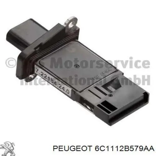 Comprar 6C1112B579AA Peugeot/Citroen Sensor de masa de aire
