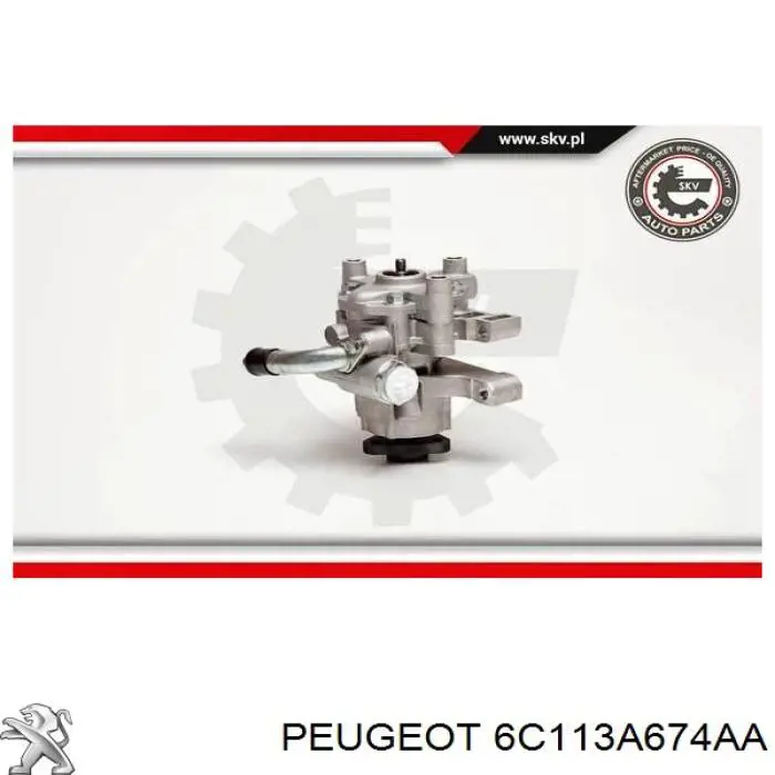 Comprar 6C113A674AA Peugeot/Citroen Bomba servodireccion