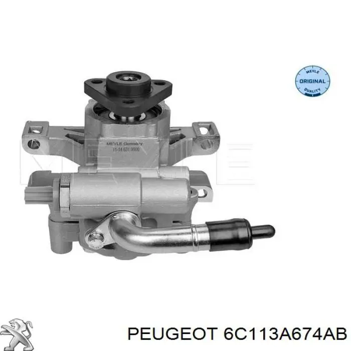 6C113A674AB Peugeot/Citroen bomba hidráulica de dirección