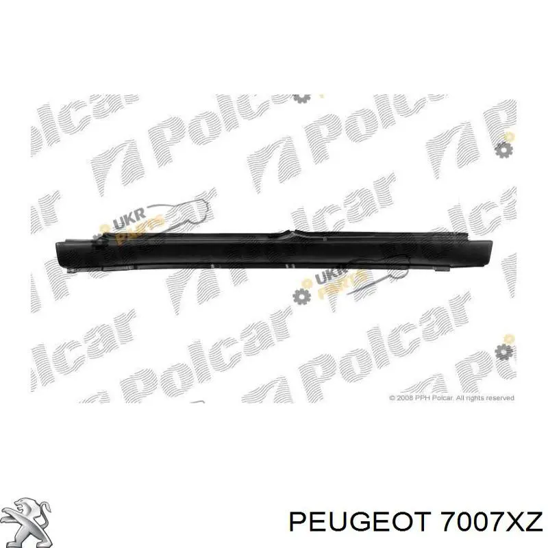 Umbral exterior izquierdo Peugeot/Citroen 7007XZ precio, desde 49,23 EUR