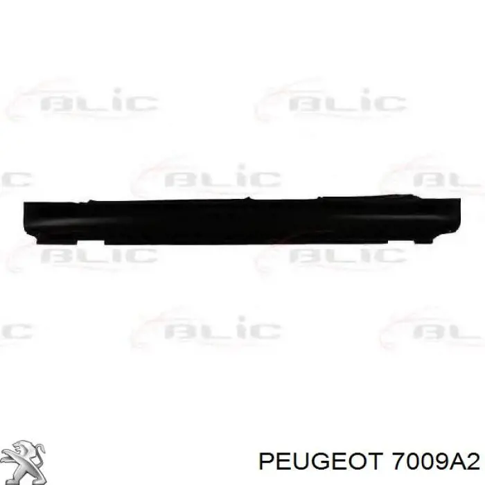 Umbral exterior izquierdo para Peugeot 206 (2D)