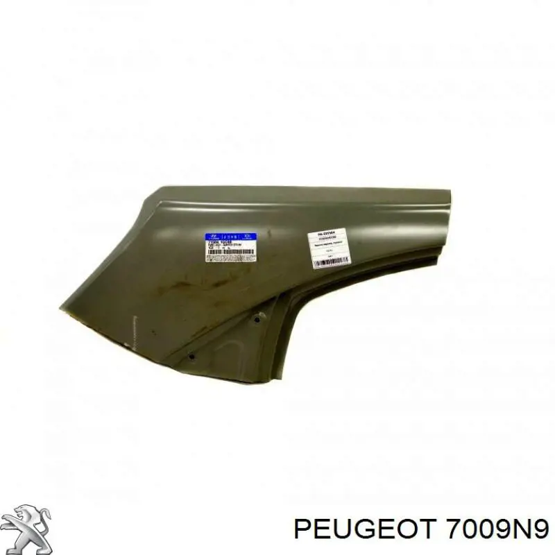Moldura exterior izquierda del umbral Peugeot/Citroen 7009N9 precio, desde 183,16 EUR