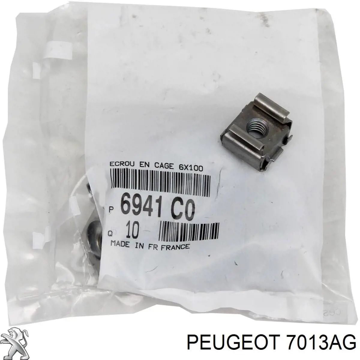 7013AG Peugeot/Citroen protección motor / empotramiento