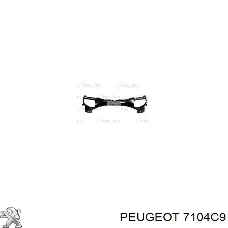 Panel de soporte del radiador y montaje de faros Peugeot/Citroen 7104C9 precio, desde 76,96 EUR