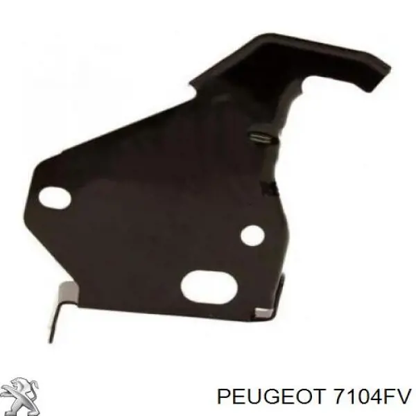Soporte de radiador izquierdo para Peugeot 308 (4A, 4C)