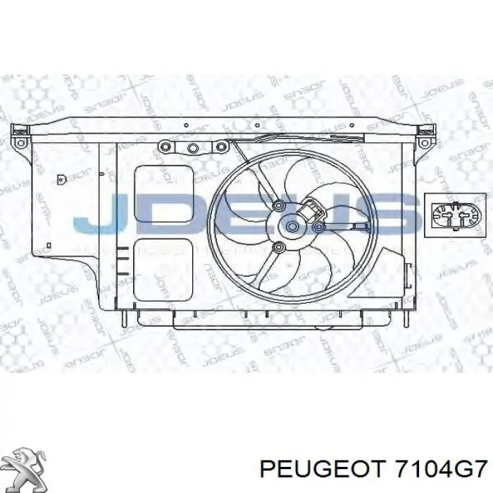 Comprar 7104G7 Peugeot/Citroen Soporte de radiador