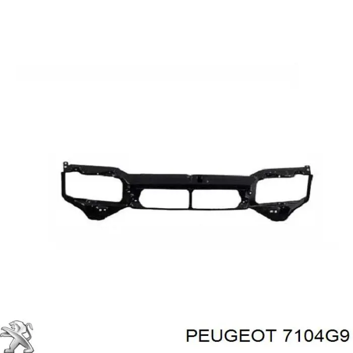 Panel de soporte del radiador y montaje de faros Peugeot/Citroen 7104G9 precio, desde 81,31 EUR