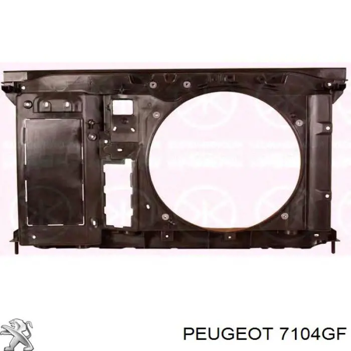 7104GF Peugeot/Citroen bastidor radiador