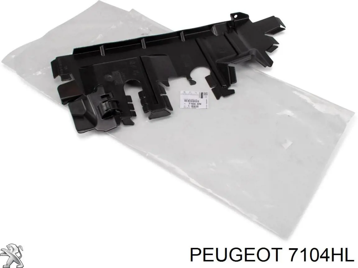 Comprar 7104HL Peugeot/Citroen Deflector de aire del radiador izquierdo